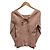 Autre Marque GRACE CONTINENTAL Rippstrick-Top mit Schnürung Pink - Ansicht 2