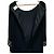 Autre Marque Grace Class Tuck Drape Dress Kleid Schwarz - Ansicht 6