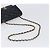 CHANEL Matelasse Chain Shoulder Bag Lamb Skin Black Gold Tone CC - vista 7