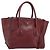 Prada Double Zip Lux Saffiano Leder Medium Rot
