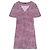 Maje Kleid mit Leopardenprint V-Ausschnitt Weiß Lila