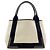 Borsa Cabas Balenciaga Navy Bianco - vista 2