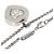 Collana Chopard Happy Diamonds Heart in Oro Bianco 18K - vista 2