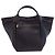 Bolso a rayas Delvaux Negro Azul Azul marino - vista 2