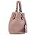 Borsa Flower in pelle rosa Tod's - vista 3