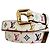 Louis Vuitton x Takashi Murakami Monogram Multicolore White Belt Multiple colors
