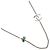 Collier long Chanel Coco Mark Argenté