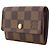 Louis Vuitton Damier Canvas Coin Purse Brown - view 2