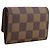 Louis Vuitton Damier Canvas Coin Purse Brown - view 3