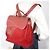 Zaino Gucci in camoscio e pelle rossa Rosso - vista 20