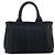 Prada Canapa Mini 2-Way Handbag Black - view 2