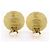 Chanel Coco Mark Gold Plated Clip Earrings Golden - view 4
