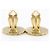 Chanel Coco Mark Gold Plated Clip Earrings Golden - view 5