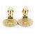 Chanel Coco Mark Gold Plated Clip Earrings Golden - view 6