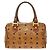 MCM Visetos logogramme Leather Castaño