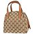 Gucci Zip Around Bowling GG Canvas Mini Beige - vista 2