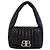 Everyday Balenciaga 787896 Monaco BB Logo Small Sling Bag Noir