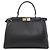 Borsa Tote 2-Way Fendi Peekaboo Nero - vista 2