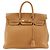 Hermès Hermes Kelly Brown Fjord con Gold Hardware 32 Beige