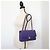 Timeless Borsa Chanel Classic Medium Flap Pelle Matelassé Viola Porpora - vista 10