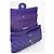 Timeless Borsa Chanel Classic Medium Flap Pelle Matelassé Viola Porpora - vista 15