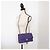 Timeless Borsa Chanel Classic Medium Flap Pelle Matelassé Viola Porpora - vista 9