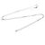 Corrente Cartier Ouro Branco 18K Prata