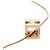 Hermès Collana Hermes Cage d'H H-Cube Bianco D'oro - vista 3