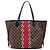 Bolso Tote Louis Vuitton Damier Karakoram Neverfull MM Castaño
