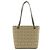 Borsa Tote Loewe Anagram Jacquard Verde - vista 2