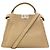 Borsa 2-Way Fendi Peekaboo Essentially Selleria Beige