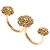 Anello Chanel Camellia Double Open Diamond D'oro