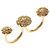 Anello Chanel Camellia Double Open Diamond D'oro - vista 2
