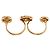 Anello Chanel Camellia Double Open Diamond D'oro - vista 6