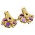 Chanel Amethyst Garnet Ohrstecker - Ansicht 2