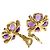 Chanel Amethyst Garnet Ohrstecker - Ansicht 3