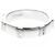 Bague Harry Winston HW Logo Band 18K White Gold avec Diamant Argenté - vue 4