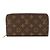 Louis Vuitton Monogram Lange Geldbörse Braun Monogramm