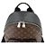 Zaino Louis Vuitton Monogram Macassar Josh NV Marrone Nero Monogramma - vista 7