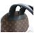 Zaino Louis Vuitton Monogram Macassar Josh NV Marrone Nero Monogramma - vista 8
