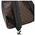 Zaino Louis Vuitton Monogram Macassar Josh NV Marrone Nero Monogramma - vista 9