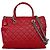 Chanel Boy Chained Quilted Calfskin Medium Roja