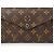 Louis Vuitton Monogram Long Wallet Brown Golden Yellow - view 2