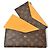 Louis Vuitton Monogram Long Wallet Brown Golden Yellow - view 3