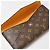 Louis Vuitton Monogram Long Wallet Brown Golden Yellow - view 8