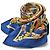 Gucci Seidenschal in Navy Marineblau - Ansicht 3