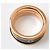 Hermès Anel Hermes Uni MM H Diamant Band Ring Preto Dourado - vista 5