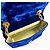 Chanel Mini Square Chevron Classic Flap Bag marineblauer Samt - Ansicht 11