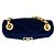 Chanel Mini Square Chevron Classic Flap Bag marineblauer Samt - Ansicht 5
