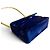 Chanel Mini Square Chevron Classic Flap Bag marineblauer Samt - Ansicht 7